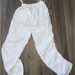 Earthbound puffy white pants